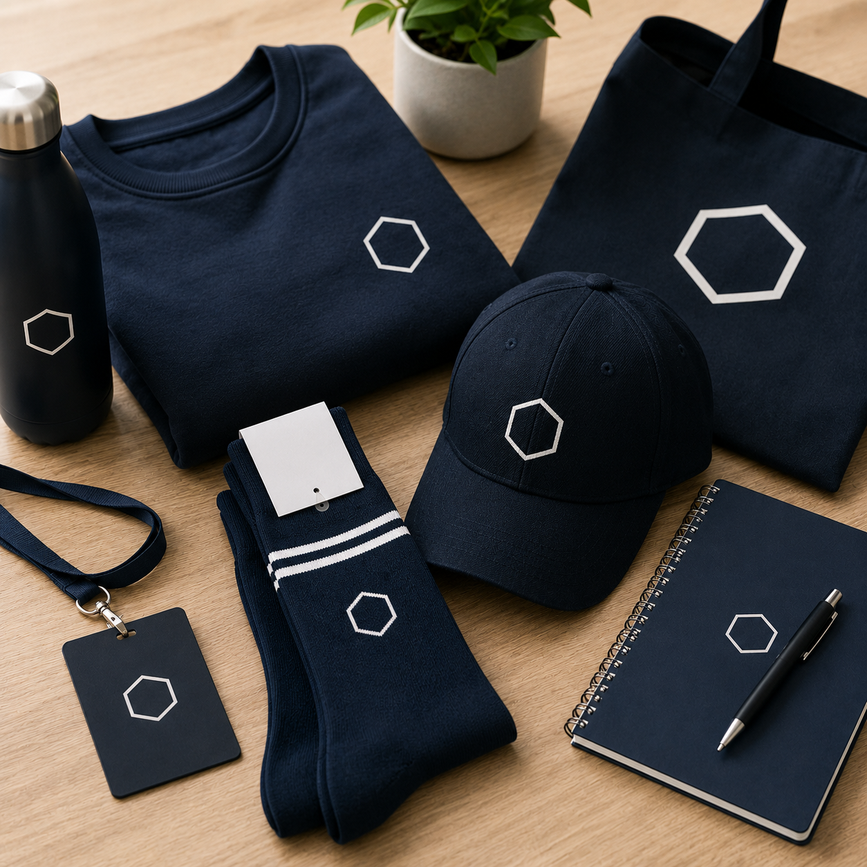 Chaussettes personnalisées pour Merchandise d'entreprise.